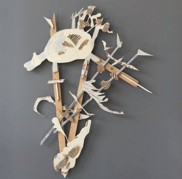 Original Fine Art Abstract Sculpture by Zlatko Hadji Pecov