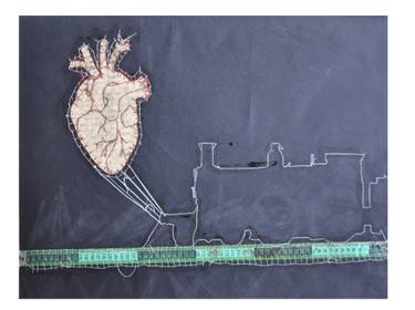 Original Conceptual Language Collage by Rafael González