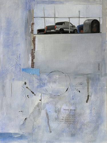 Original Figurative Automobile Paintings by Patrick Santoni