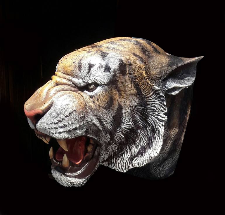 Original Fine Art Animal Sculpture by Nithin Krishnan K
