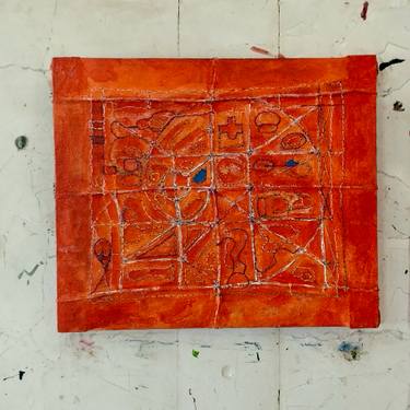 Original Portraiture Abstract Mixed Media by Stefan Van Der Ende