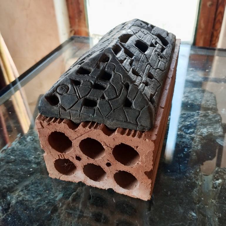 Original Abstract Architecture Sculpture by Stefan Van Der Ende
