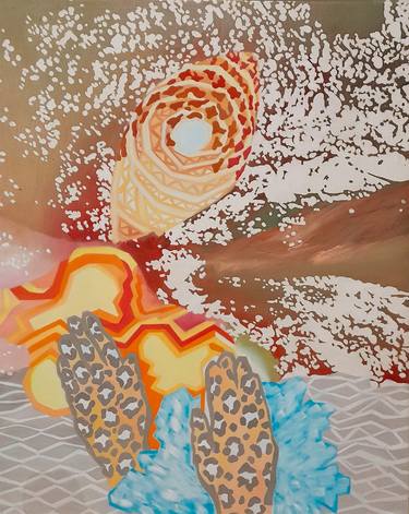 Original Figurative Travel Painting by Lina Karam
