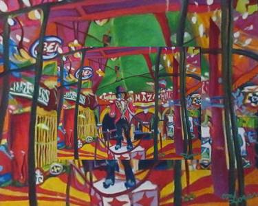 Original Abstract Expressionism Culture Painting by Claudette Losier