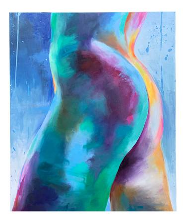 Original Figurative Body Mixed Media by Rachie Campbell