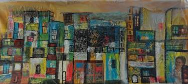Original Abstract Expressionism Landscape Paintings by Hai Linh Le