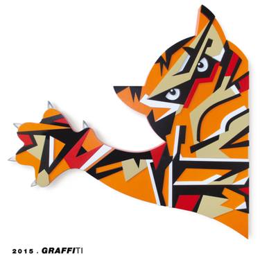Original Surrealism Cats Installation by Alberto Brusa