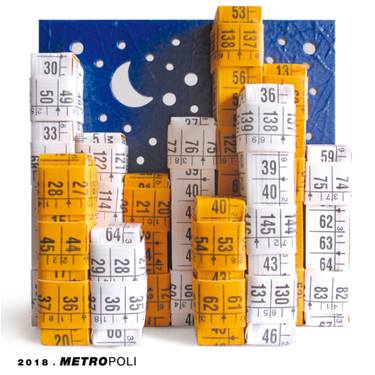 Original Conceptual Cities Installation by Alberto Brusa