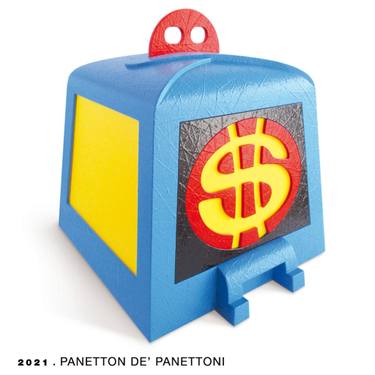 Original Conceptual Cartoon Installation by Alberto Brusa