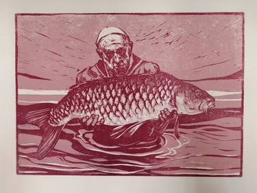 Original Symbolism Religion Printmaking by Filip Desmet