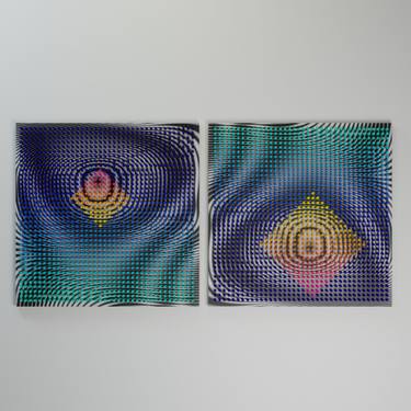 Original Conceptual Abstract Mixed Media by Nazar Symotiuk