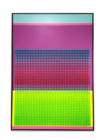 Original Color Field Painting Abstract Sculpture by Nazar Symotiuk
