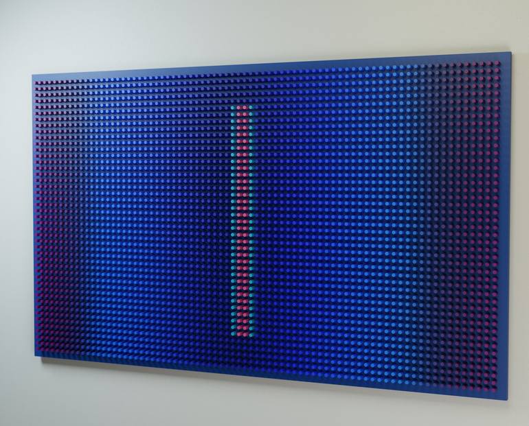 Original Color Field Painting Abstract Sculpture by Nazar Symotiuk