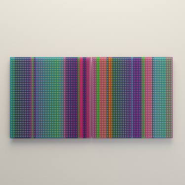 Original Color Field Painting Abstract Sculpture by Nazar Symotiuk