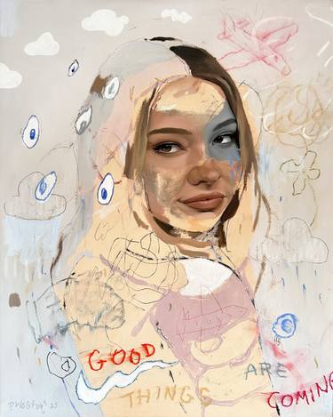 Original Abstract Expressionism Popular culture Paintings by Preston Paperboy