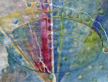Original Abstract Expressionism Abstract Painting by Jane Runyeon