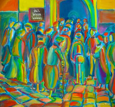 Original Conceptual People Printmaking by Sammy Dijan