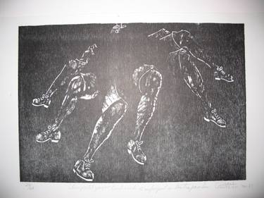 Original Surrealism Kids Printmaking by Gilbert Gauthier