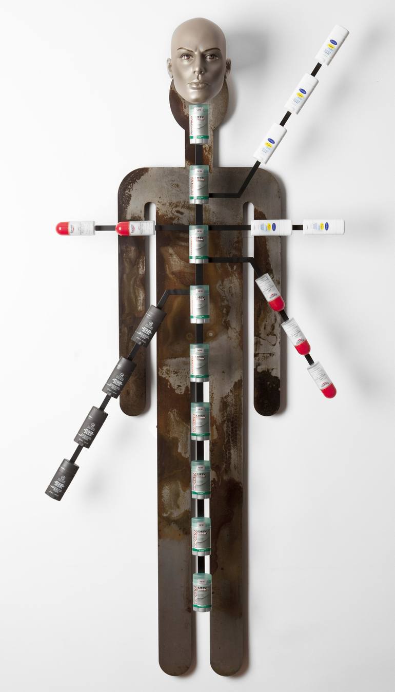 Original Conceptual Body Sculpture by Pier Paolo Bandini