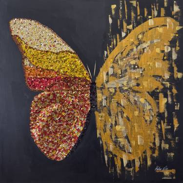 Original Abstract Animal Painting by Helen She