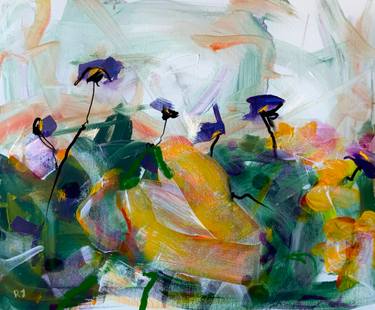 Original Impressionism Botanic Painting by Rolf Jansson