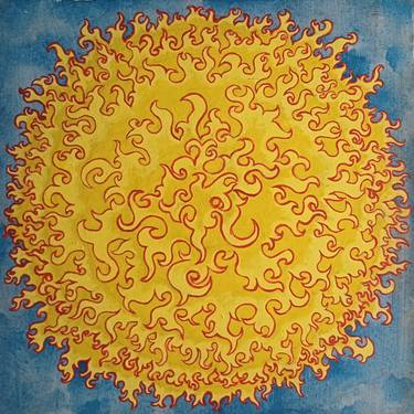 Original Fractal Outer Space Painting by Ricardo Martin Delgado