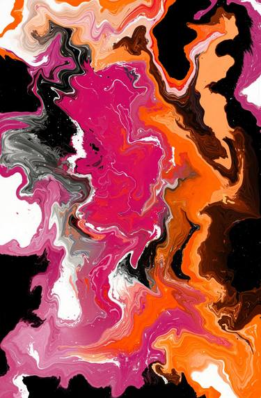 Original Abstract Expressionism Abstract Digital by Zamarko Art