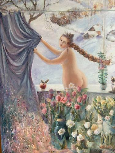 Original Figurative Women Painting by Bogdan Natalia