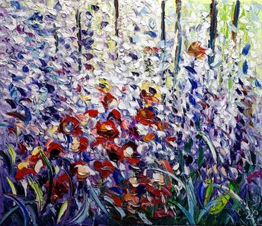 Original Abstract Architecture Painting by Antonino Puliafico
