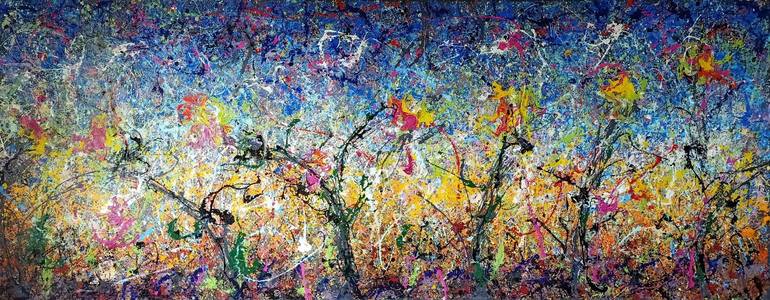 Original Abstract Painting by Antonino Puliafico