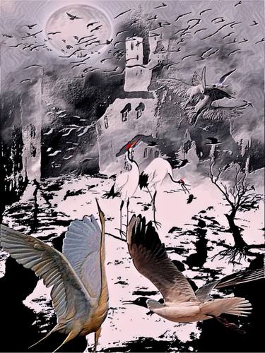 Original Figurative Animal Printmaking by Alina Suleyman