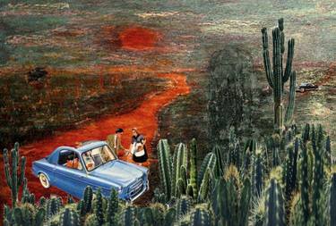 Original Contemporary Car Printmaking by Alina Suleyman