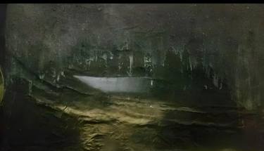 Original Abstract Expressionism Boat Paintings by Vincenzo Baldini