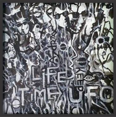 Original Art Deco Abstract Painting by Az Draw