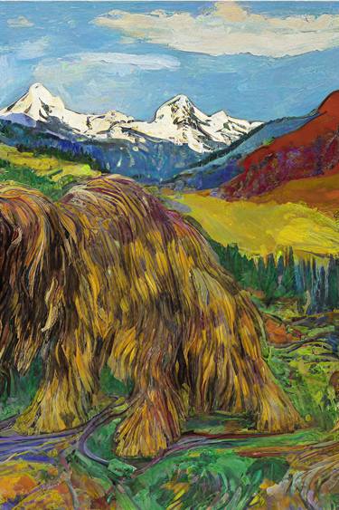 Original Expressionism Animal Digital by Vas Sarisi