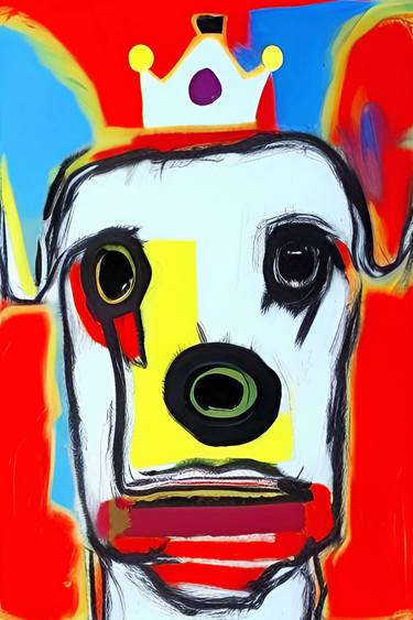 Original Pop Art Animal Digital by Vas Sarisi