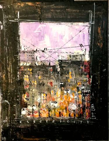 Original Abstract Expressionism Architecture Paintings by Igor Ziko