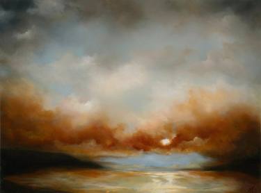 Original Abstract Expressionism Landscape Paintings by Rolf Marriott