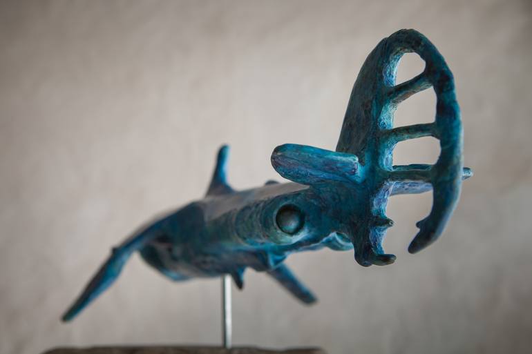 Original Abstract Aeroplane Sculpture by Adam Warwick Hall