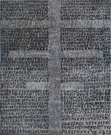 Original Abstract Calligraphy Paintings by Robert Sobczak