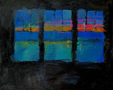 Original Impressionism Water Painting by Cleo Manuel Krueger