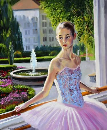 Print of Impressionism Portrait Paintings by Serghei Ghetiu