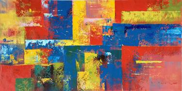 Original Abstract Expressionism Abstract Painting by Jingshen You