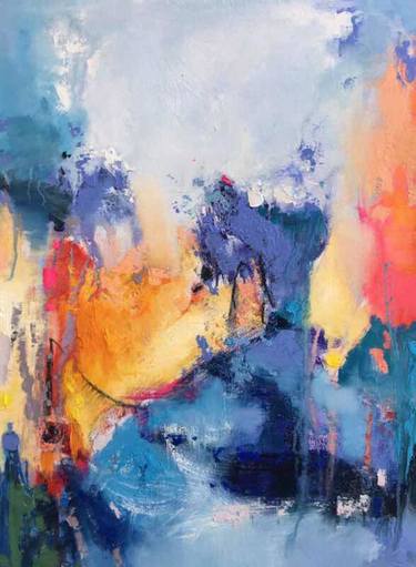 Original Abstract Expressionism Abstract Paintings by Jingshen You