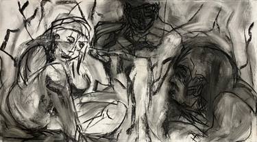 Original Figurative Classical mythology Drawings by Filip Callewaert