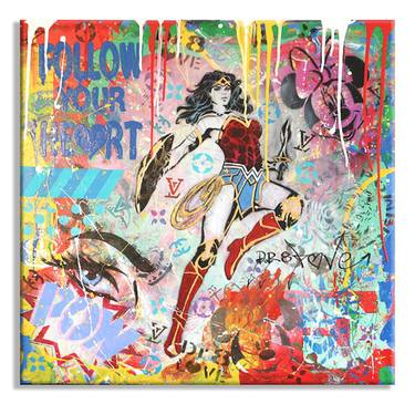 Original Pop Art Comics Printmaking by Dr Eight Love