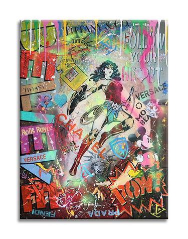 Original Pop Art Comics Printmaking by Dr Eight Love
