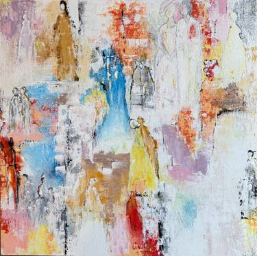 Original Abstract Expressionism Abstract Painting by Manic Jam