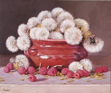 Original Photorealism Still Life Painting by Svetlana Vaveykina