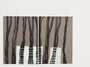 Original Fine Art Tree Mixed Media by Danielle Davidson